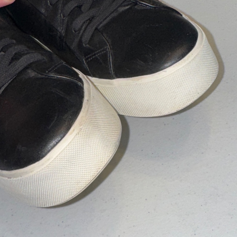 Vince Benfield Platform Sneaker Black Size 10 US - Size 40 EU - Picture 6 of 10